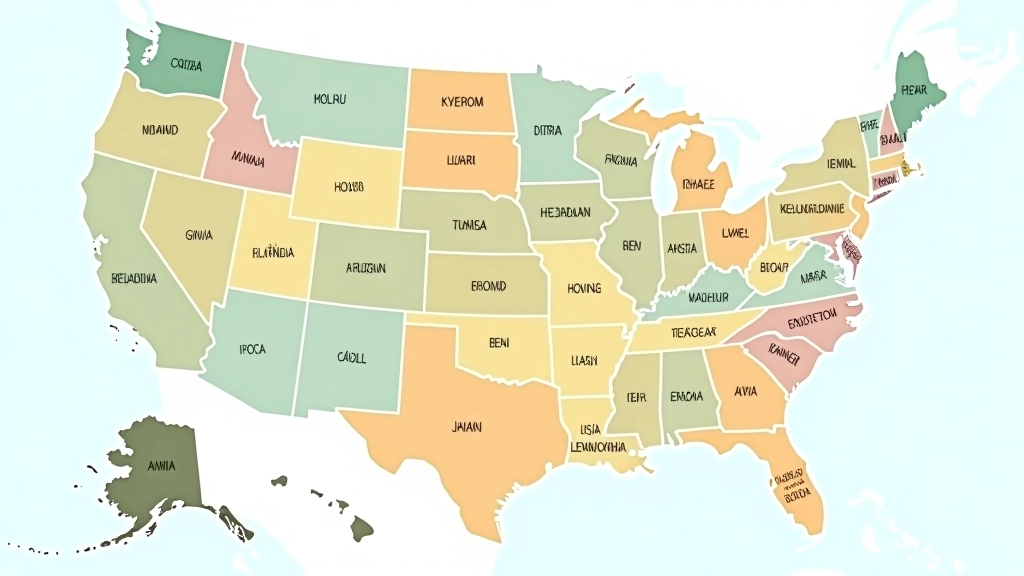 Mapa dos Estados Unidos e Reino Unido mostrando diferenças regionais de linguagem