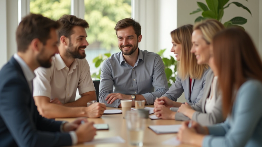 Pessoas em diferentes contextos profissionais e sociais, mostrando adaptação de linguagem