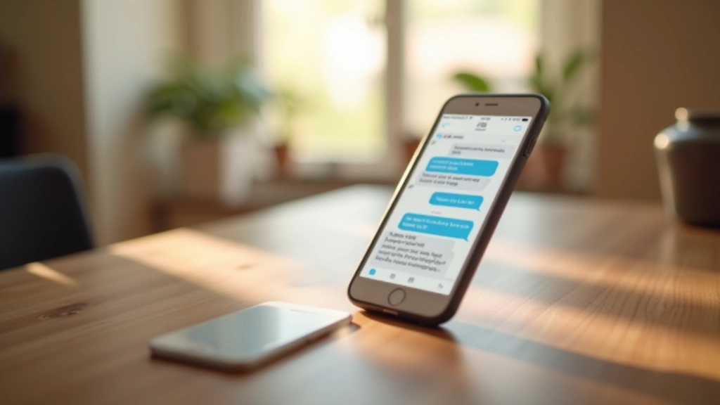 Tela de smartphone mostrando mensagens com gíria de internet